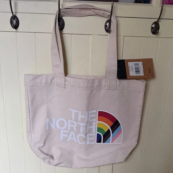 The North Face Pride Canvas Tote with Rainbow design NWT - Picture 1 of 4